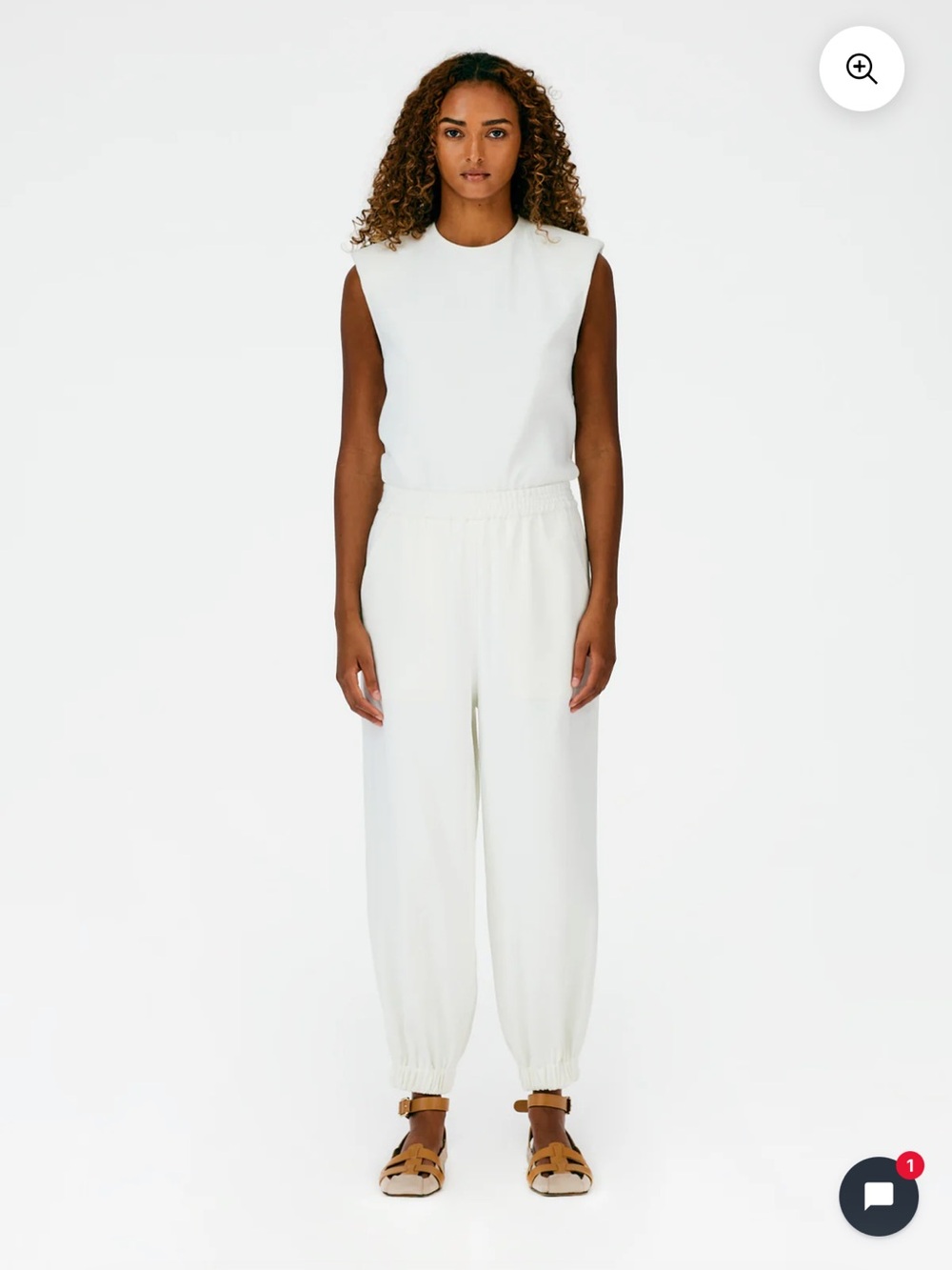 Tibi Chalky Drape Plashet Jogger